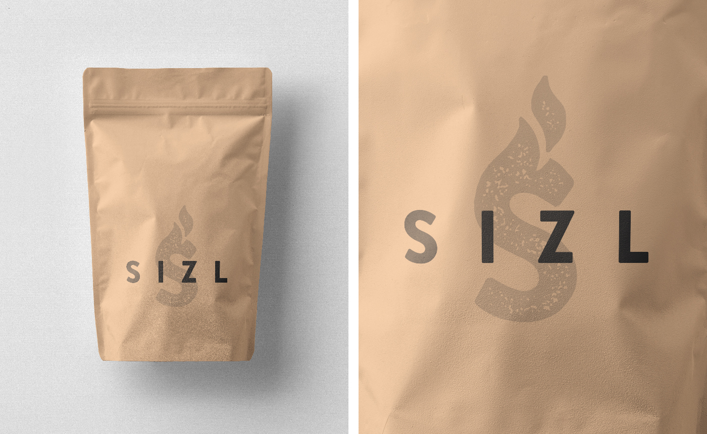 design du packaging du restaurant sizl par l'agence de communication archétype à Annecy