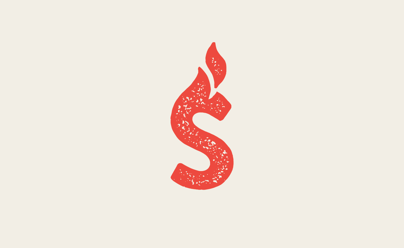 symbole du logo du restaurant sizl par l'agence de communication archétype à Annecy