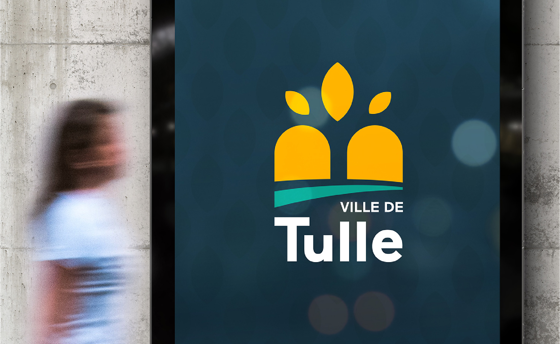 design d'une affiche pour la municipalité de la ville de tulle