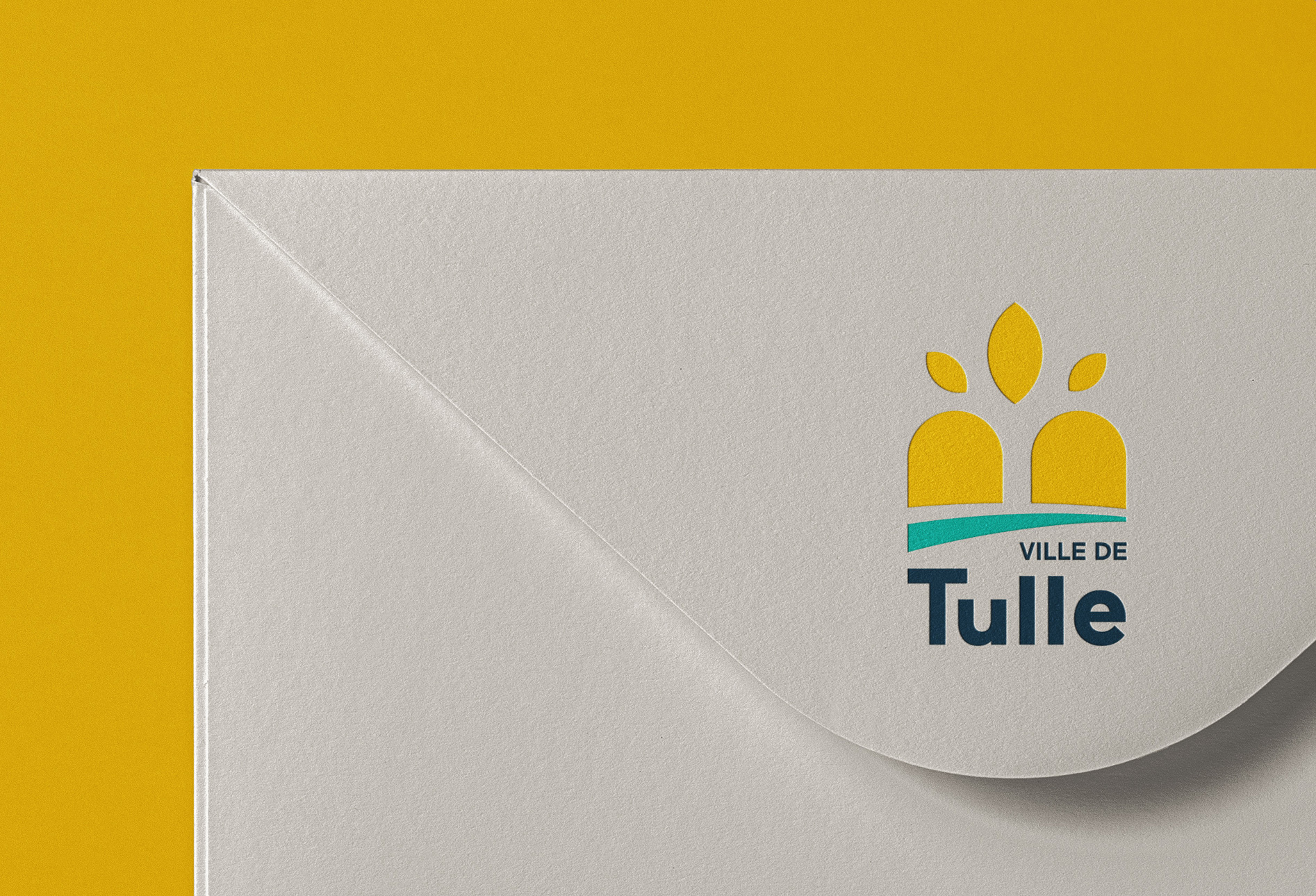 design de la papeterie pour la municipalité de la ville de tulle